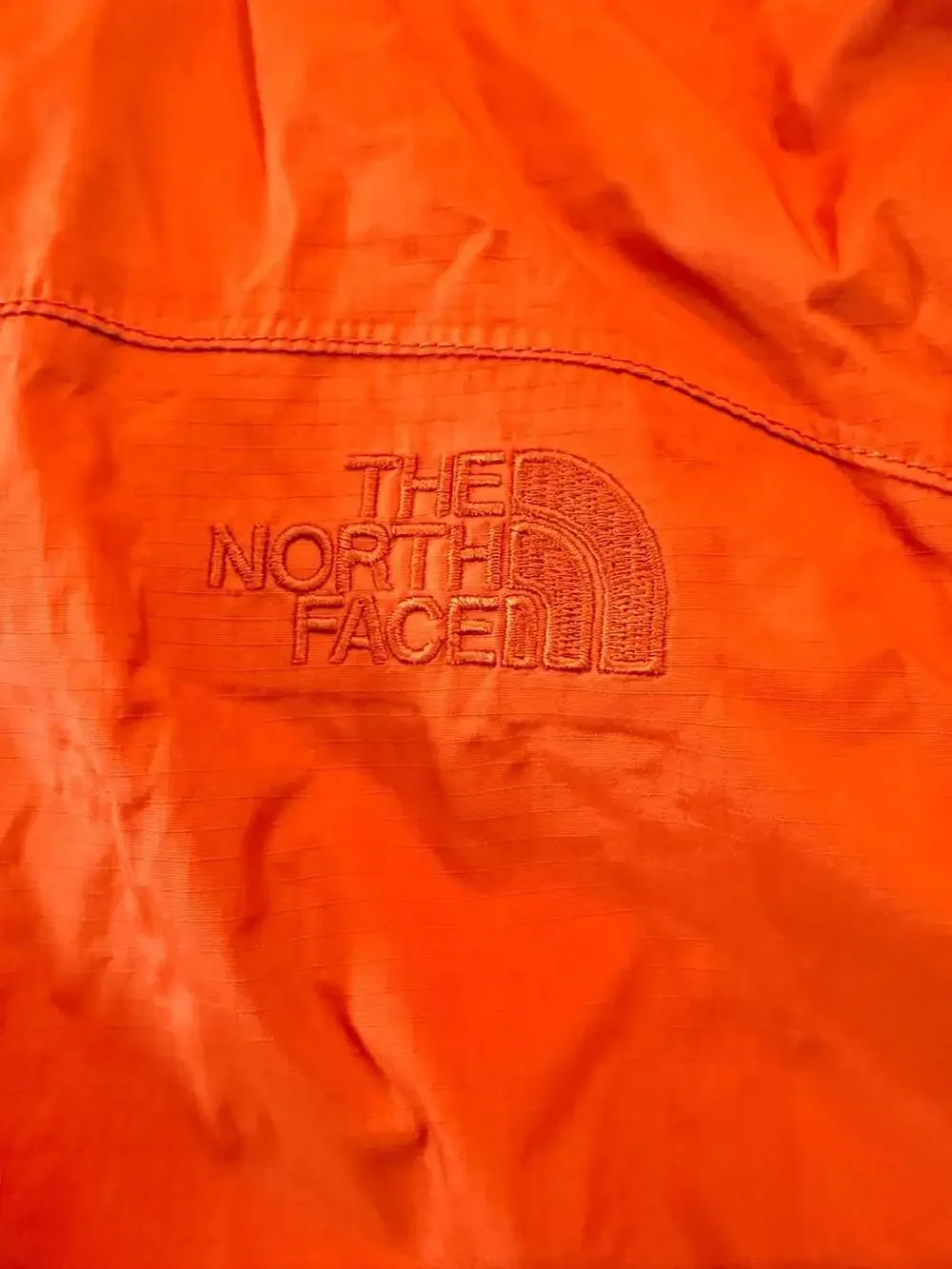 The North Face HyVent Men's Orange Hooded Rain Jacket
